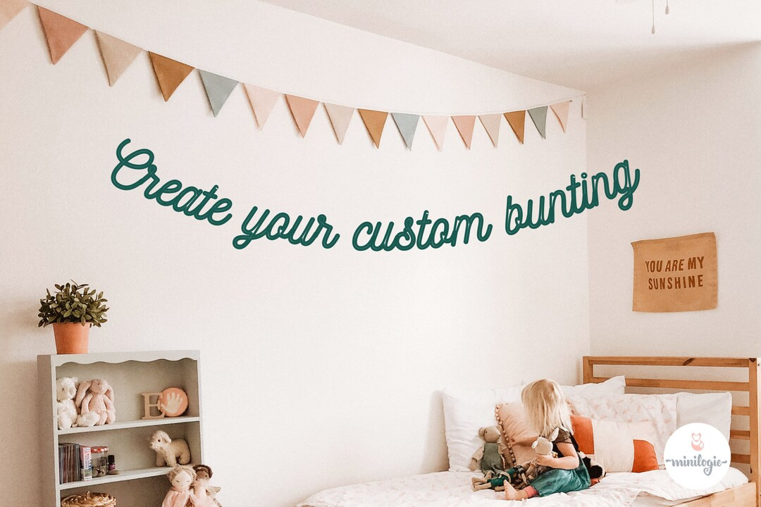 Custom Flag Bunting Banner, Personalized Flag Garland, Fabric Flag Banner, Fabric bunting garland... | Etsy (US)