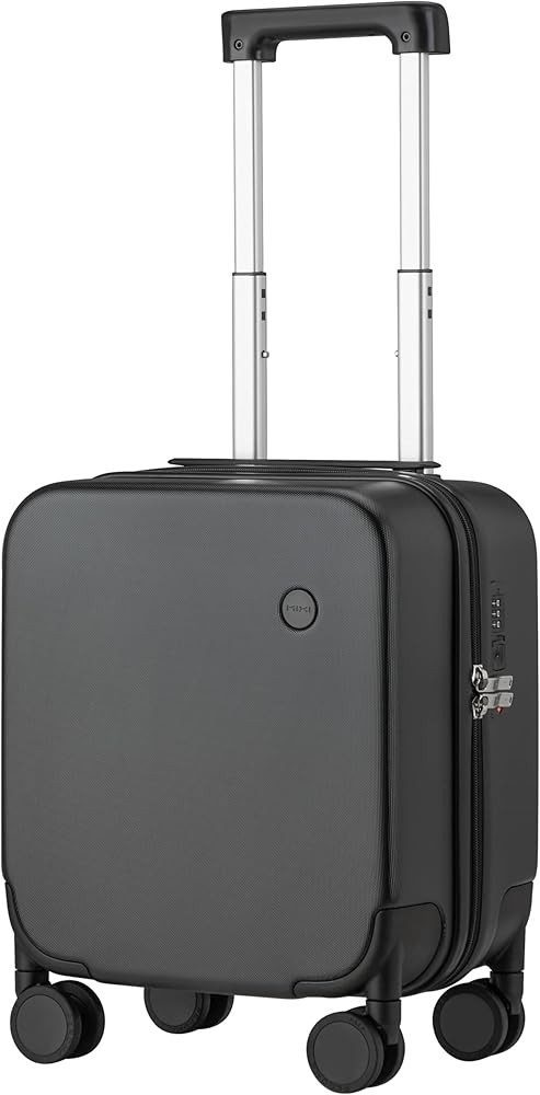 mixi Upgrade Carry on Luggage 14 Inch Underseat Personal Item Suitcases with Spinner Wheels, Hard... | Amazon (US)