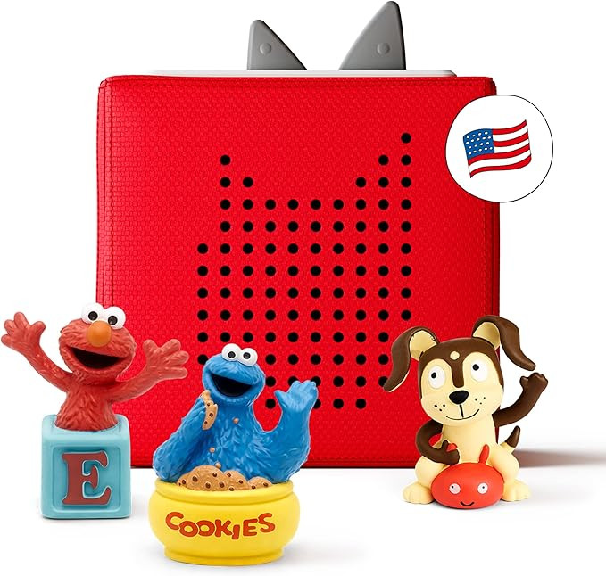 Toniebox Audio Player Starter Set with Cookie Monster, Elmo, and Playtime Puppy - Imagination Bui... | Amazon (US)