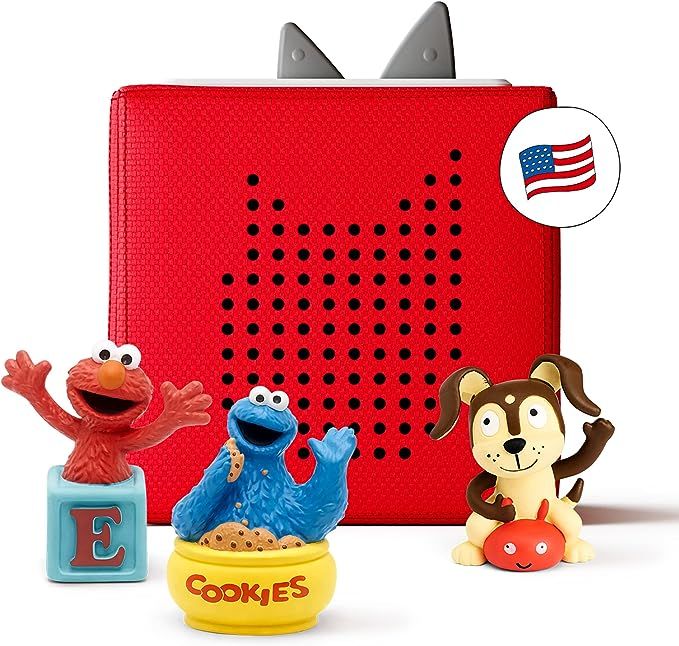 Toniebox Audio Player Starter Set with Cookie Monster, Elmo, and Playtime Puppy - Imagination Bui... | Amazon (US)