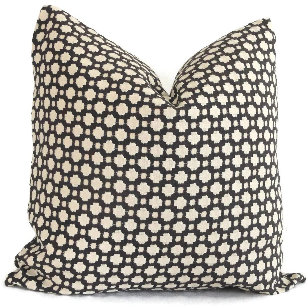 Schumacher Betwixt in Charcoal  Decorative Pillow Cover, Toss Pillow, Throw Pillow, Accent Pillow | Etsy (US)