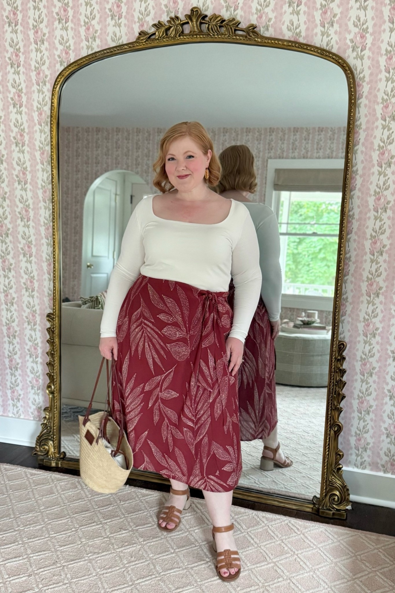 How to Style a Wrap Skirt

Fitted tee size XL
Ulla Popken faux wrap skirt size 16/18 (35% OFF with code WWWULLA)
Sezane Justine Basket Bag
Vionic comfort sandals

#LTKootd #LTKMidsize #LTKPlusSize