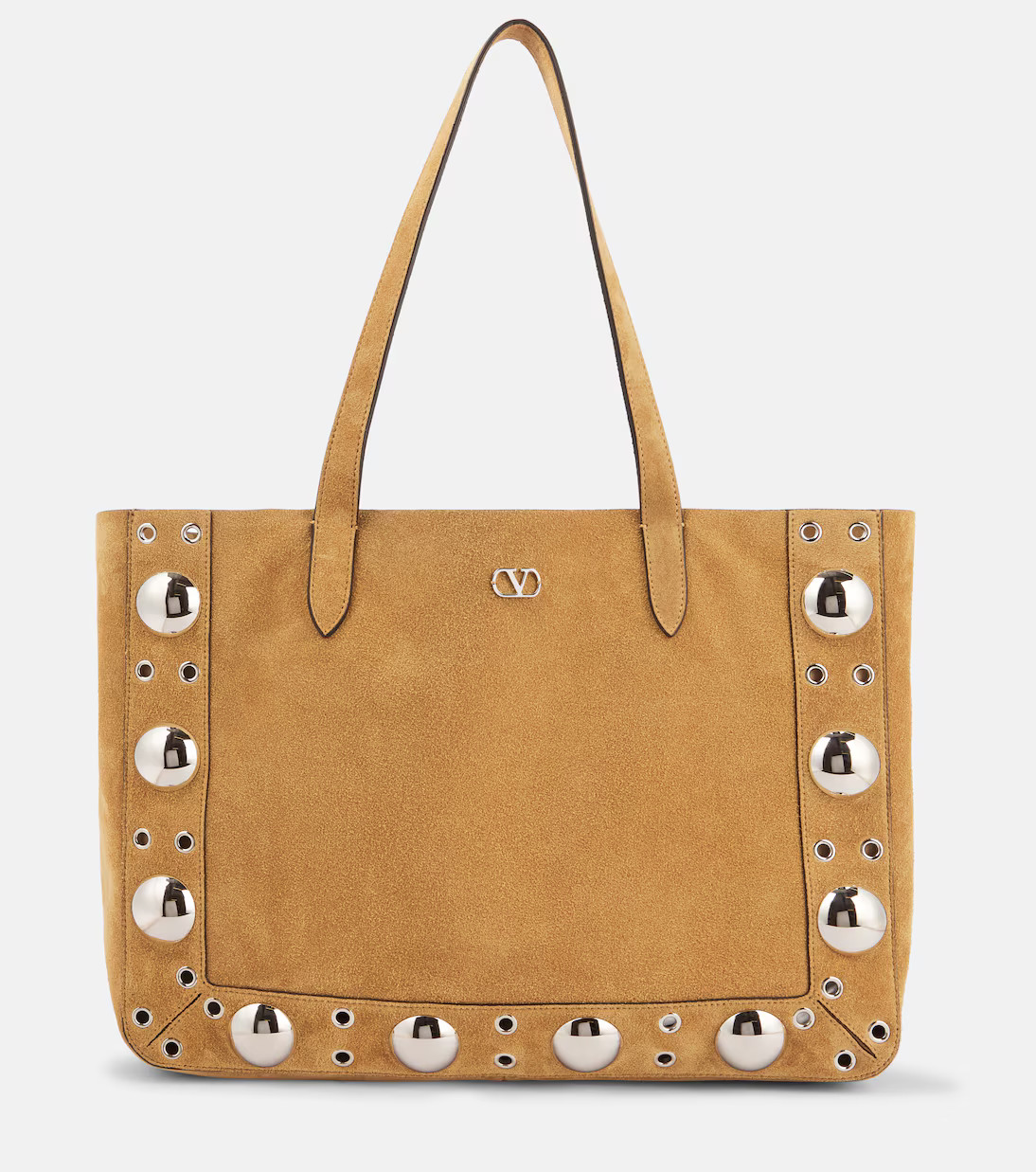 Nellcôte Medium studded suede shopper | Mytheresa (US/CA)