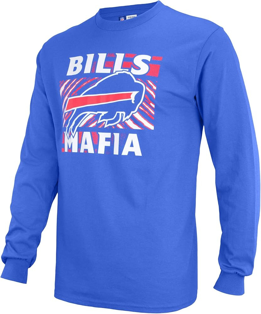 Zubaz NFL Buffalo Bills Men's Long Sleeve T-Shirt, Bills Mafia | Amazon (US)
