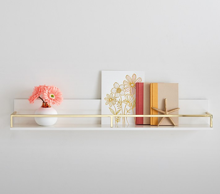 Gold Polished Shelving | Pottery Barn Kids