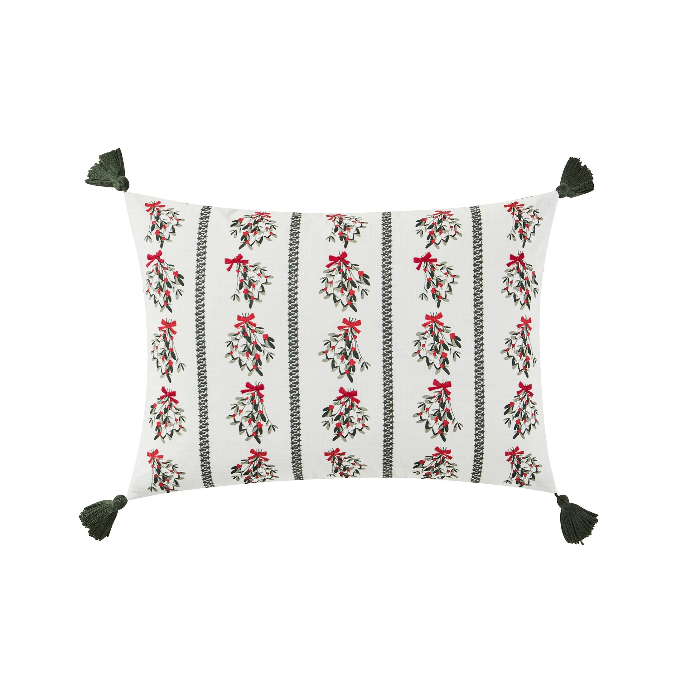 My Texas House 14" x 20" Missie Green Reversible Cotton Decorative Pillow Cover | Walmart (US)