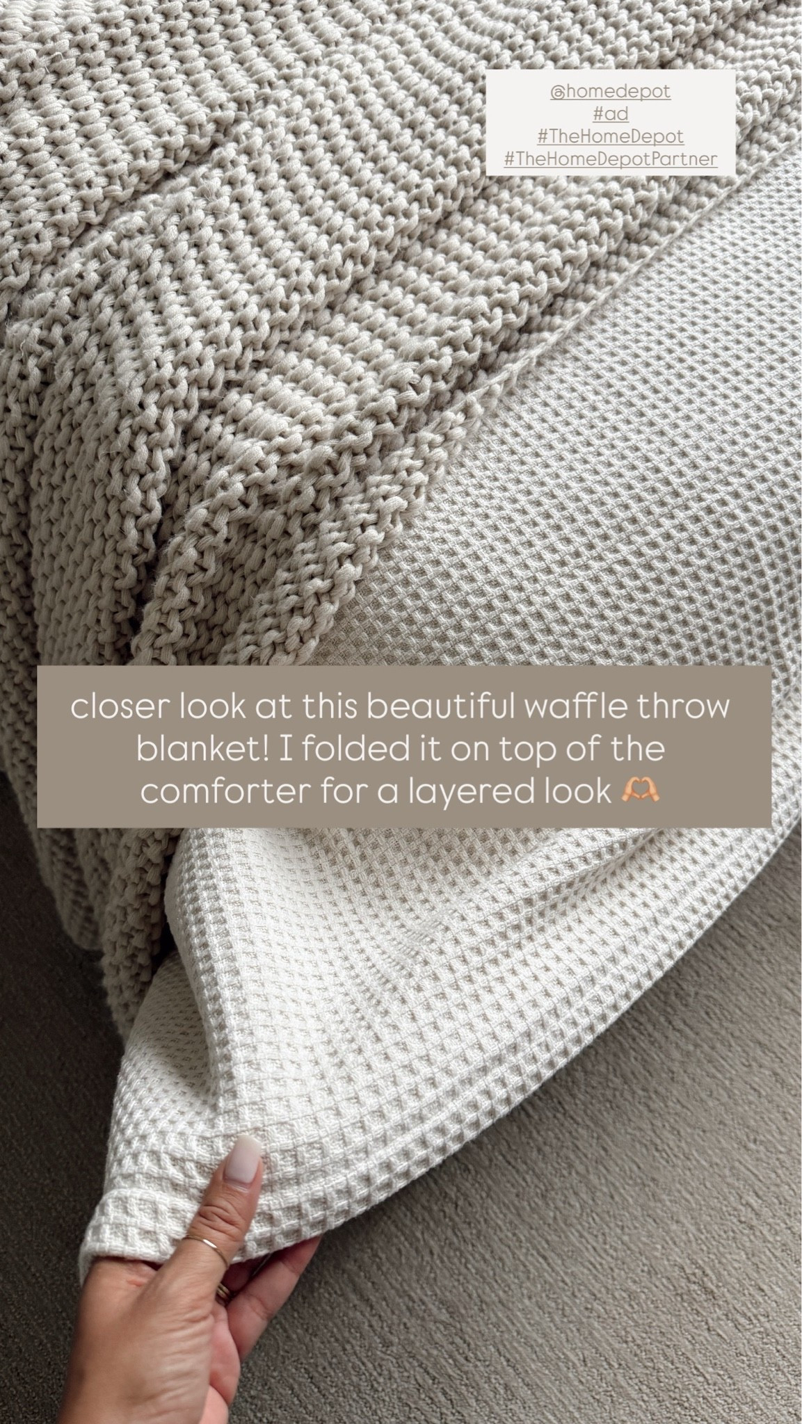 #ad gave our guest bedroom a bedding refresh perfect for Fall with all the coziest layers from The @homedepot 🫶🏼 was able to find the sleeping pillows, comforter, sheets, and waffle throw blanket all online from The Home Depot! ✨ there are some great Fall Savings: Up to 30% Off Select Furniture, Rugs, & Mattresses! Shop now through 11/3! 

#TheHomeDepotPartner #TheHomeDepot