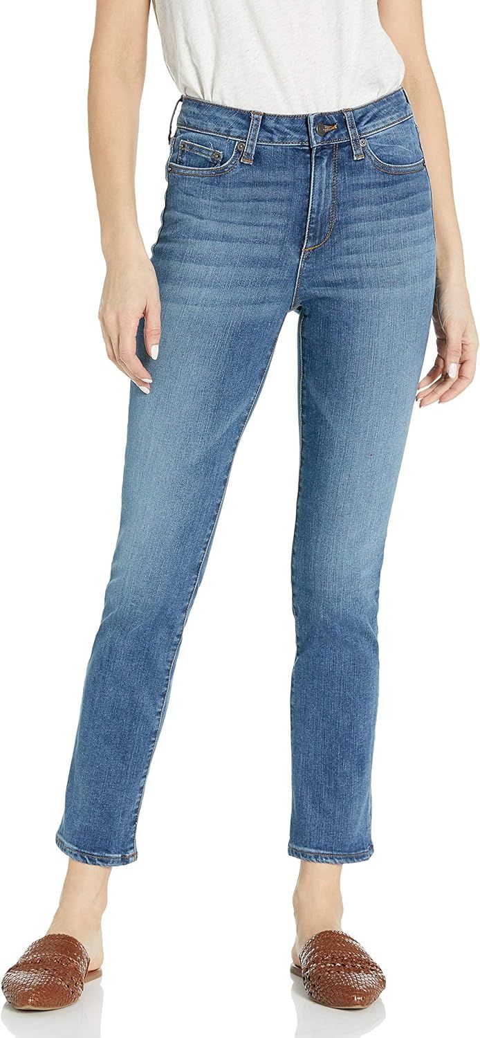 Amazon Brand - Goodthreads Women's Mid-Rise Slim Straight Jean | Amazon (US)