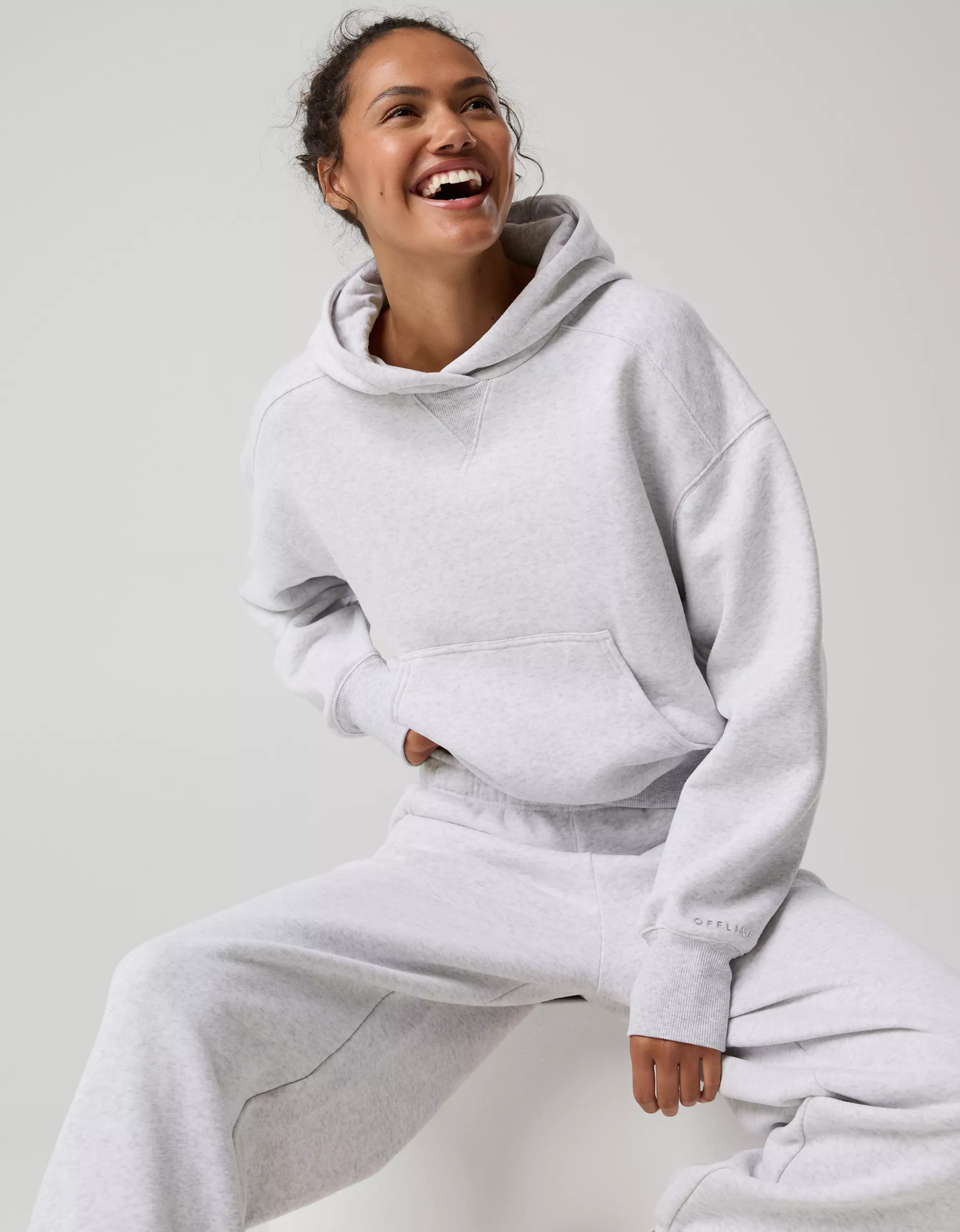 OFFLINE By Aerie Cloud Fleece Classic Length Hoodie | Aerie
