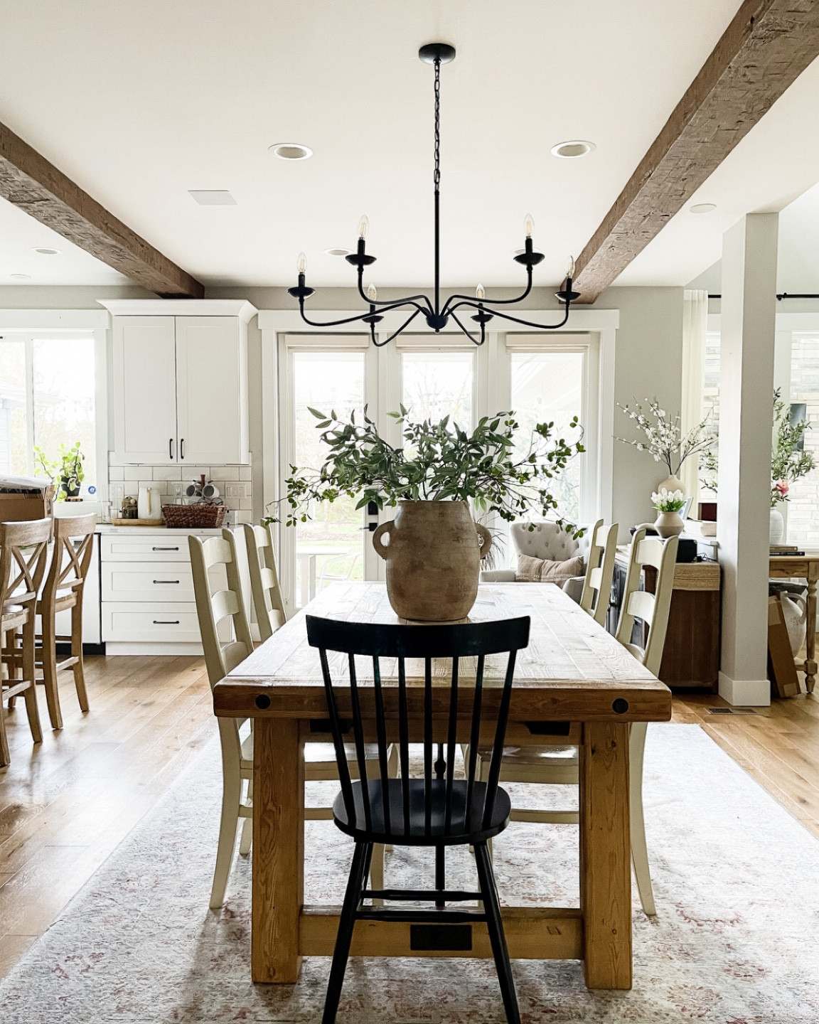Our dining room got a refresh when we replaced the lighting! A new chandelier made all the difference!

#LTKhome #LTKFind #LTKstyletip