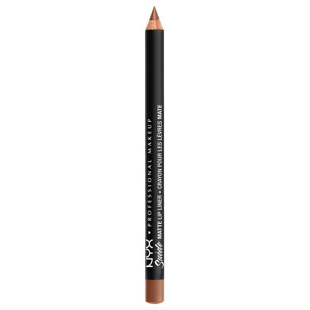 NYX Professional Makeup Suede Matte Velvet Smooth Lip Liner - Vegan Formula - 0.035oz | Target