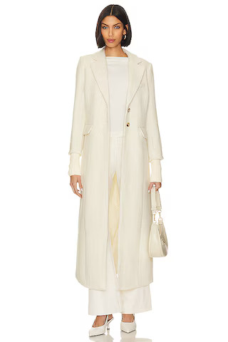 Favorite Daughter City Coat in White Boucle from Revolve.com | Revolve Clothing (Global)