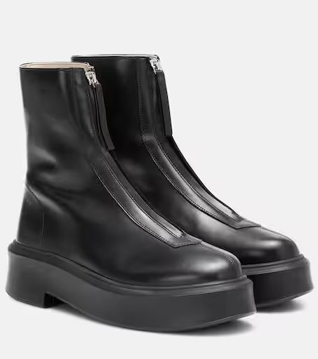Zipped 1 leather ankle boots | Mytheresa (US/CA)
