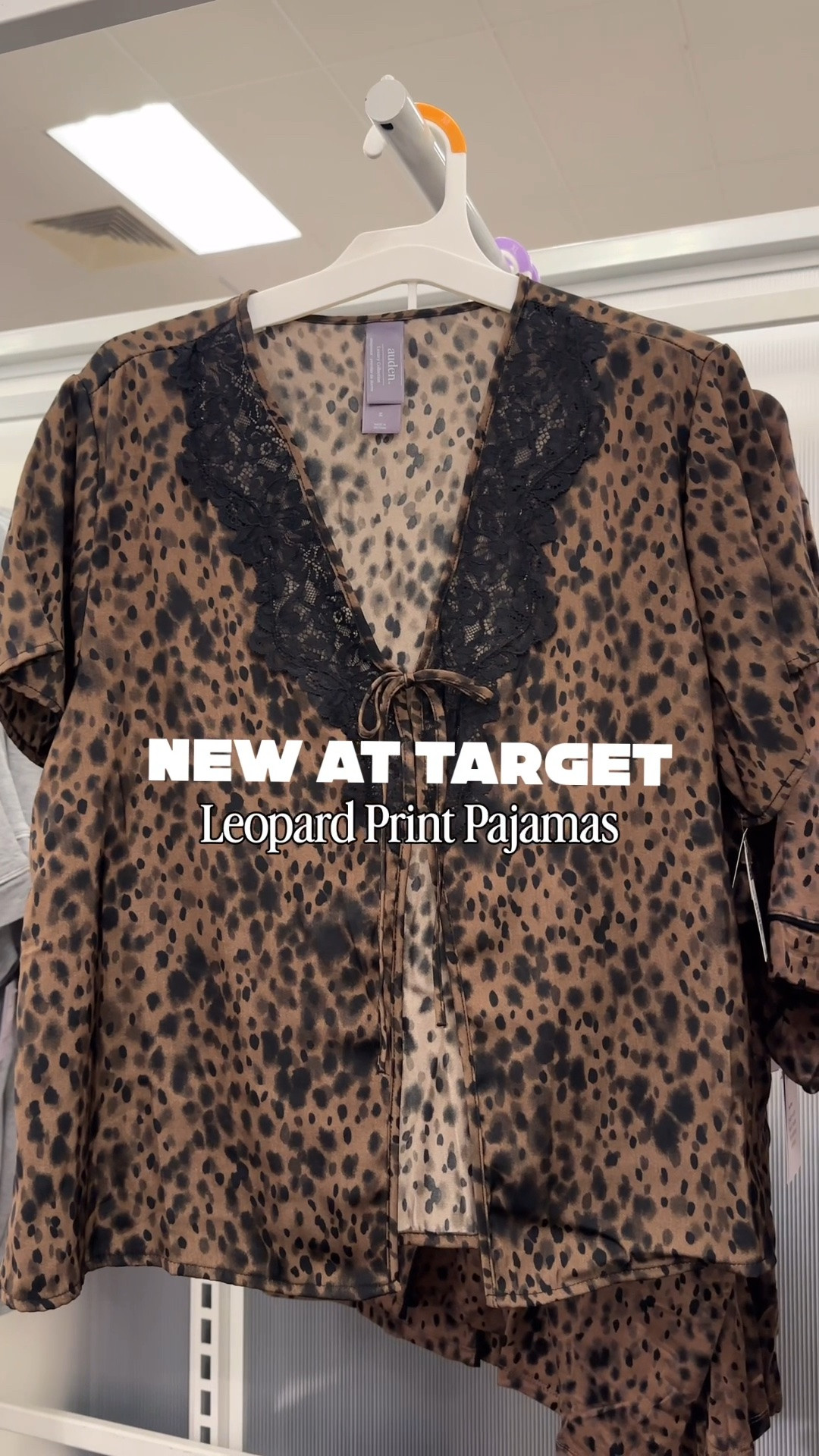 NEW! Leopard print 2-piece pajama sets at Target 🐆🎯 are we feeling silky or soft knit? I love the fly away top and could be dressed up 🤔 Available online to shop 🫶🏼

#LTKgrwm #LTKmomlife #LTKootd