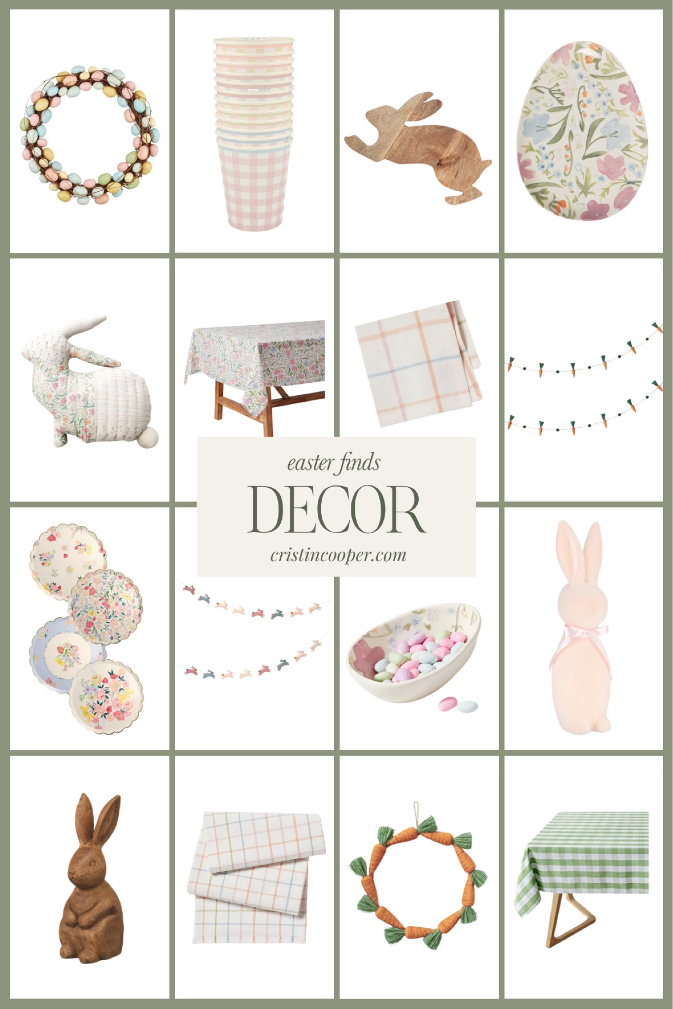 Affordable Easter Decor

#Easter


#LTKSeasonal #LTKfamily #LTKunder50