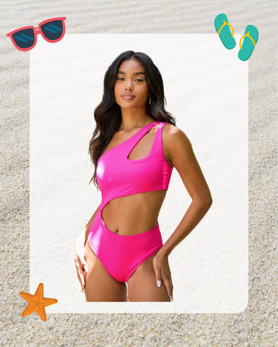 Beach Bound 2 Piece Bikini - Hot Pink