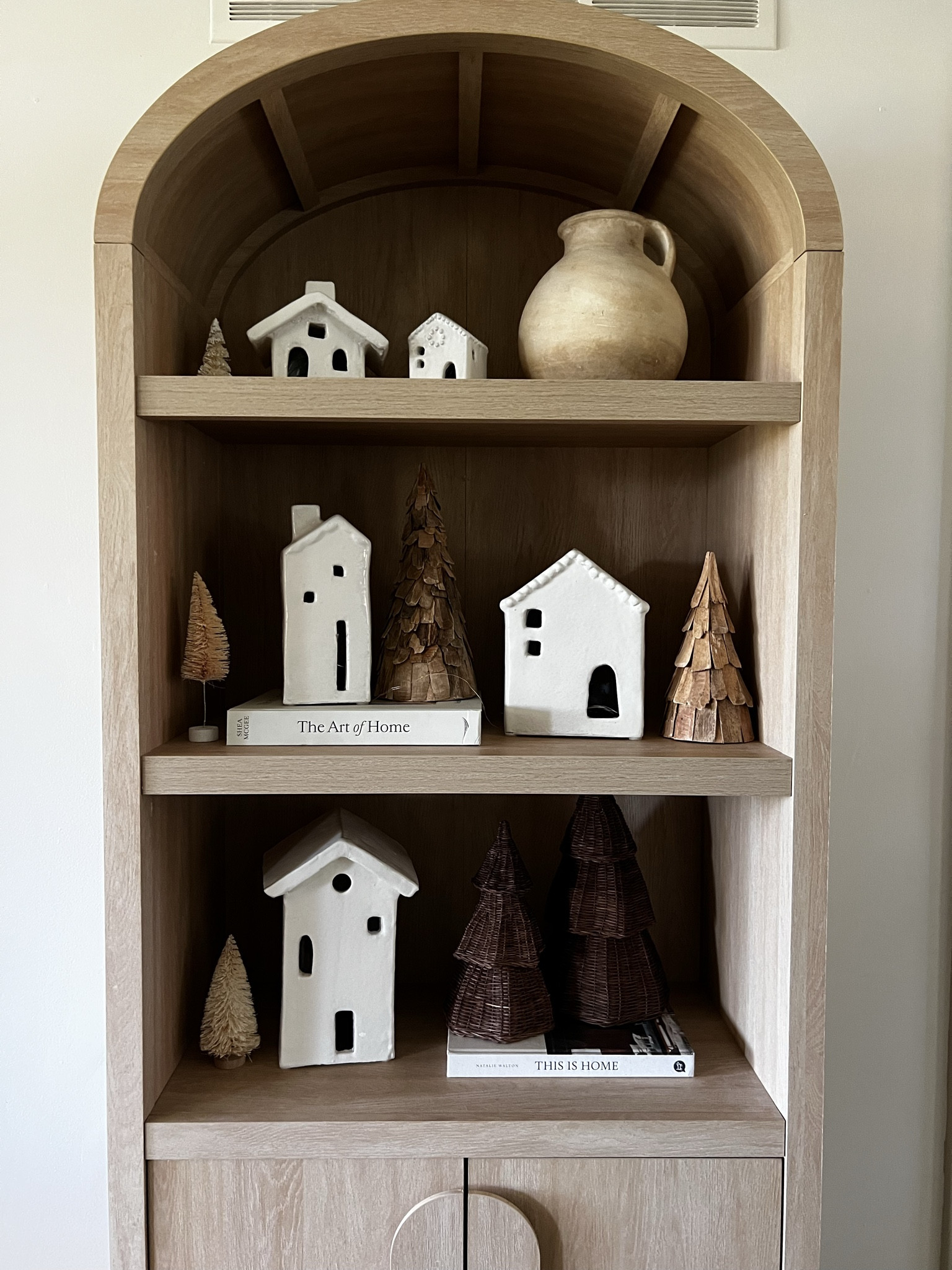 Started decorating my cabinet for Christmas 

#LTKSeasonal #LTKHoliday #LTKHome