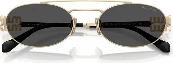 Miu Miu 53mm Oval Sunglasses | Nordstrom | Nordstrom