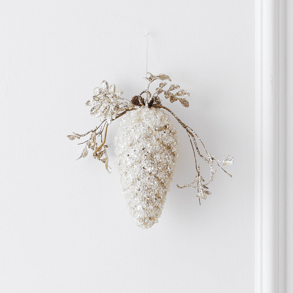 Beaded Pinecone Ornament | Z Gallerie
