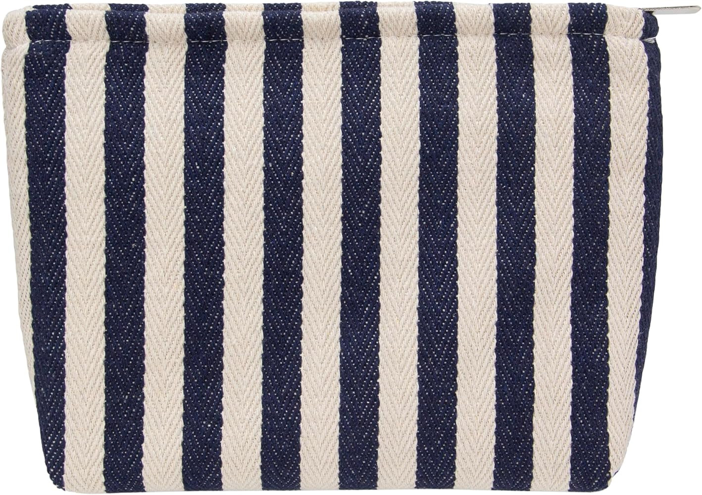 PAZIMIIK Makeup Bag Large Cotton Zipper Pouch for Purse Travel Canvas Make Up Organizer for Women... | Amazon (US)