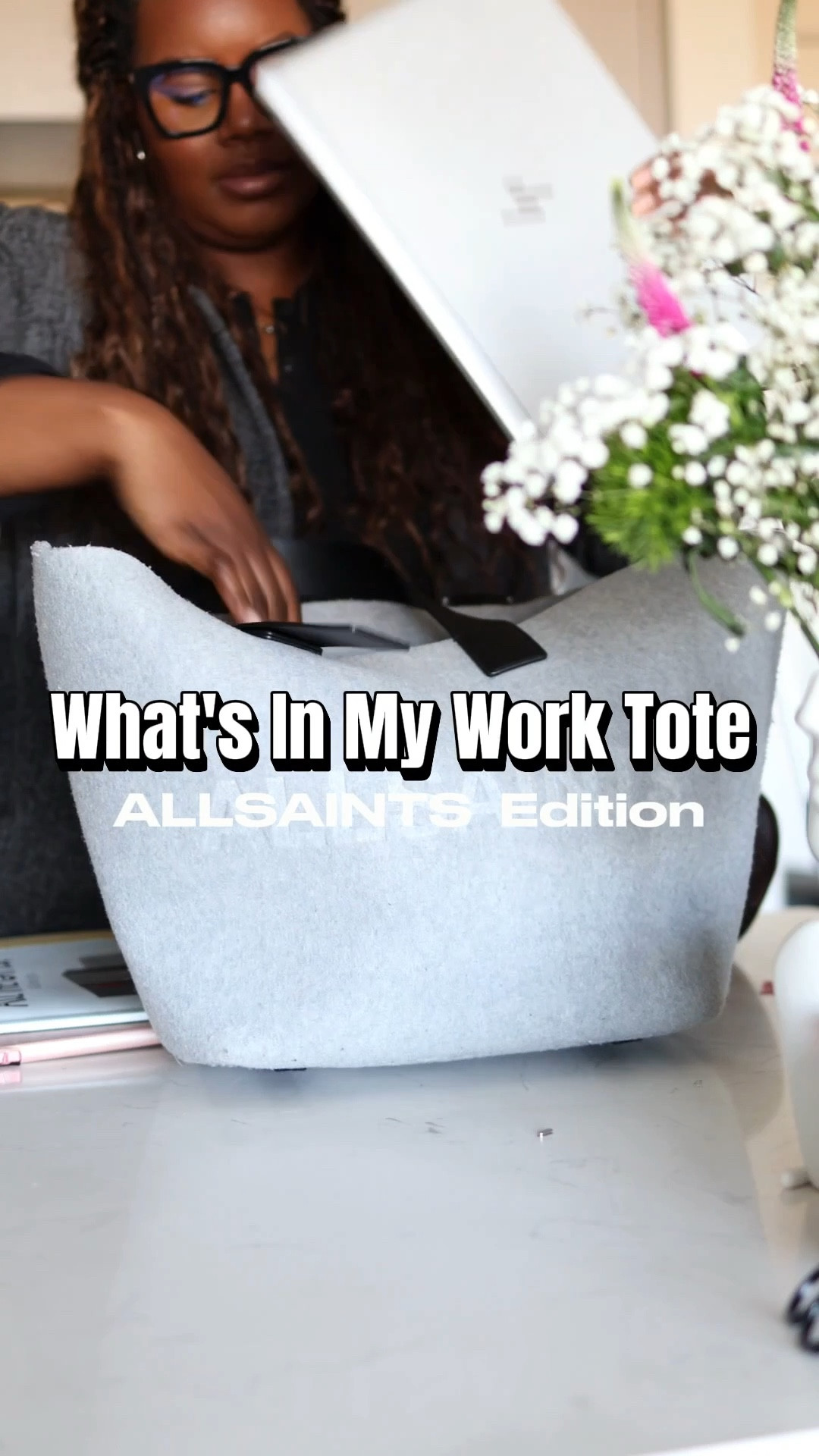 Pack my work bag with me 👜 The AllSaints Anik Felt E/W Tote has been my go-to lately — it’s huge, soft, and fits everything I need for a full office day (and then some). Linking my everyday essentials + a few style options.

#LTKGiftGuide #LTKItBag