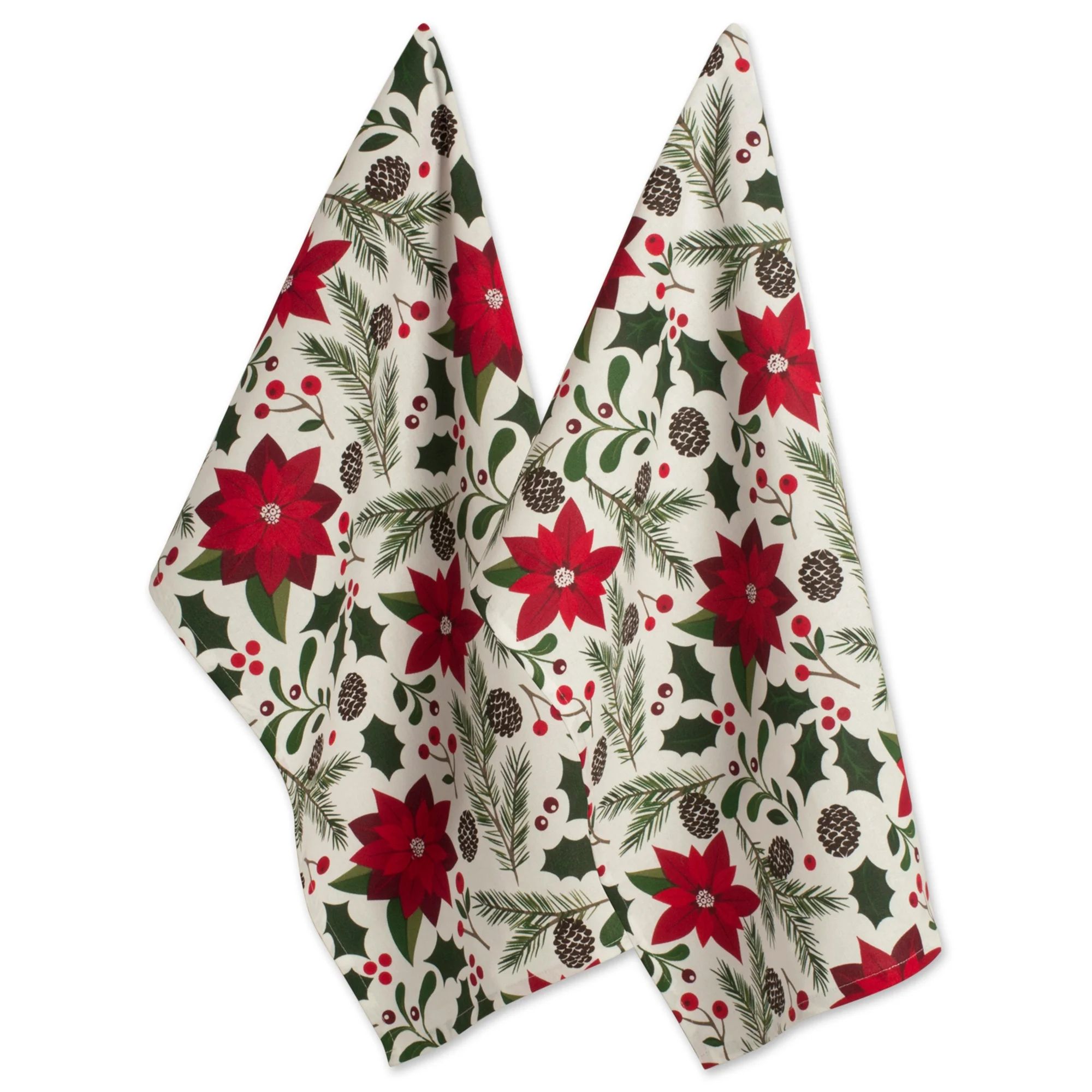 DII Woodland Christmas Dishtowel (Set of 2), 18x28", 100% Cotton - Walmart.com | Walmart (US)