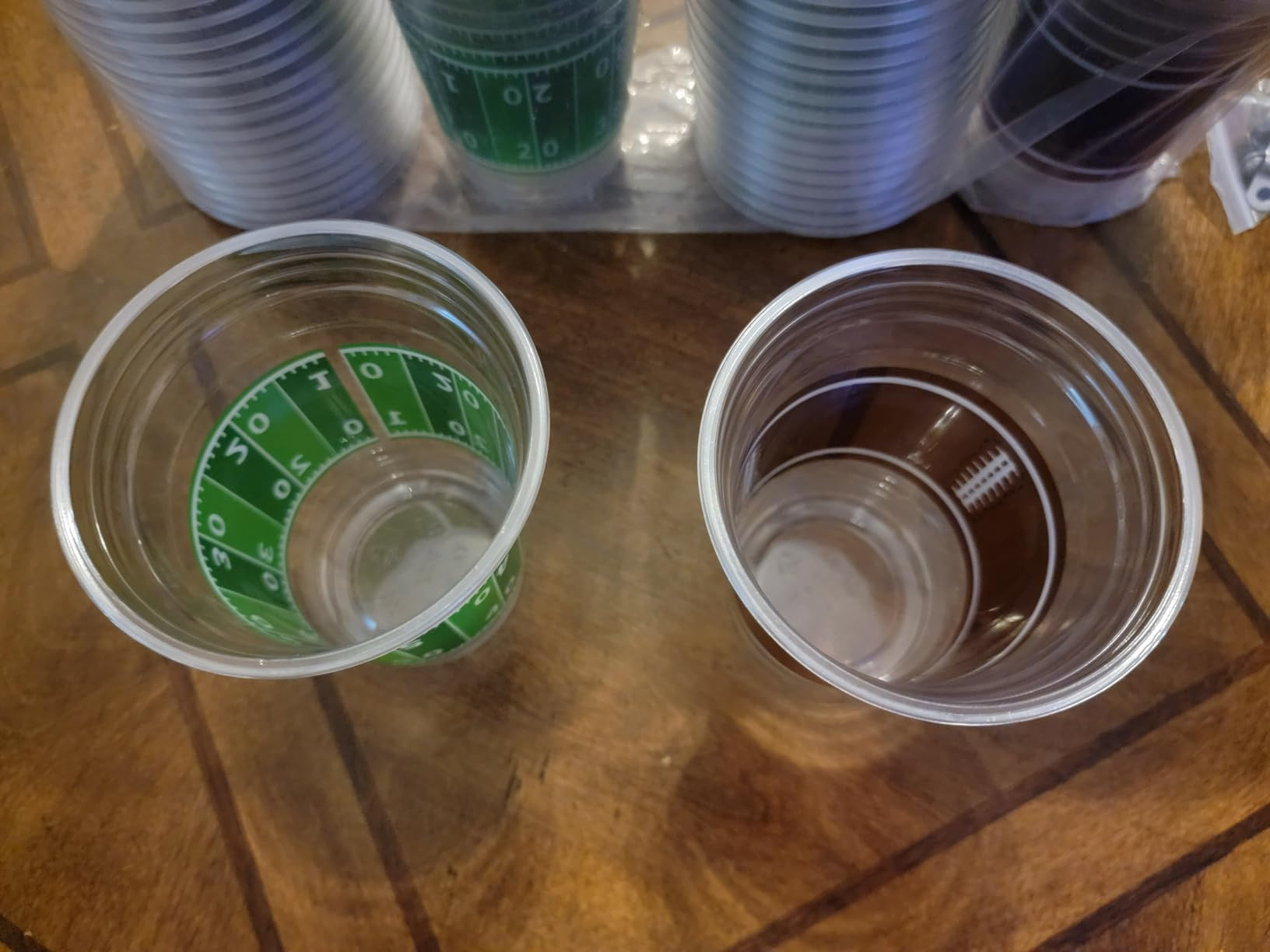 Gatherfun 100 Pcs 16oz Football Plastic Cups - Football Parties and Tailgate Events, Disposable &... | Amazon (US)