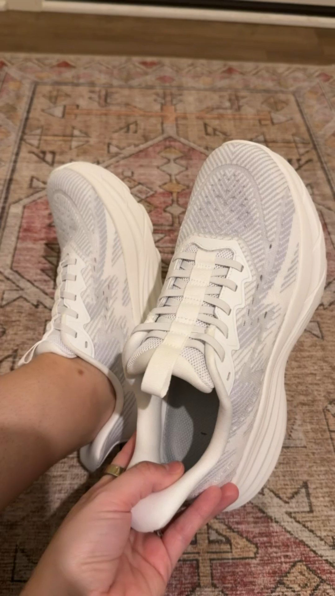 The famous shoe lookalikes, honestly better in my opinion. These are the slip on version so no tying! So comfy, great arch support, love them for my walks & they come in tons of colors! Good gift idea too if you know someone's size - I grabbed for my MIL & Tom! 

Running shoes, tennis shoes, Amazon shoes, Hoka

#LTKfitnessgoals #LTKFindsUnder50 #LTKActive