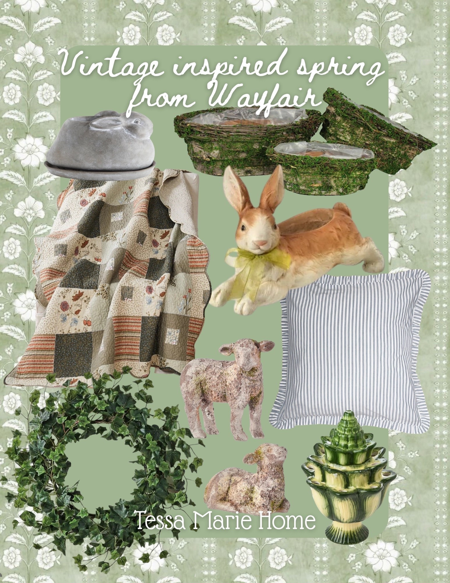 Spring but vintage looking! I love all of these pieces so much and can’t wait to see a couple of them styled! 

#LTKHome #LTKSeasonal