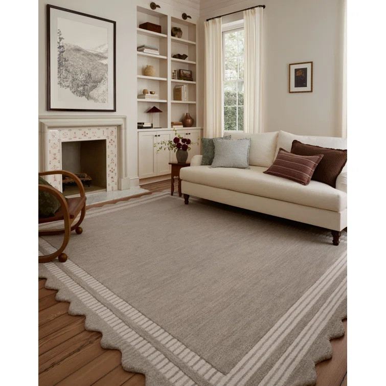 Chris Loves Julia x Loloi Scottie Fog / Ivory Area Rug | Wayfair North America