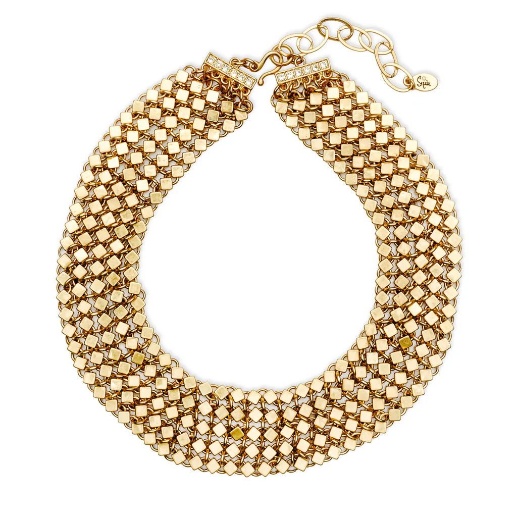 Solar Flare Statement Choker Necklace | Sequin