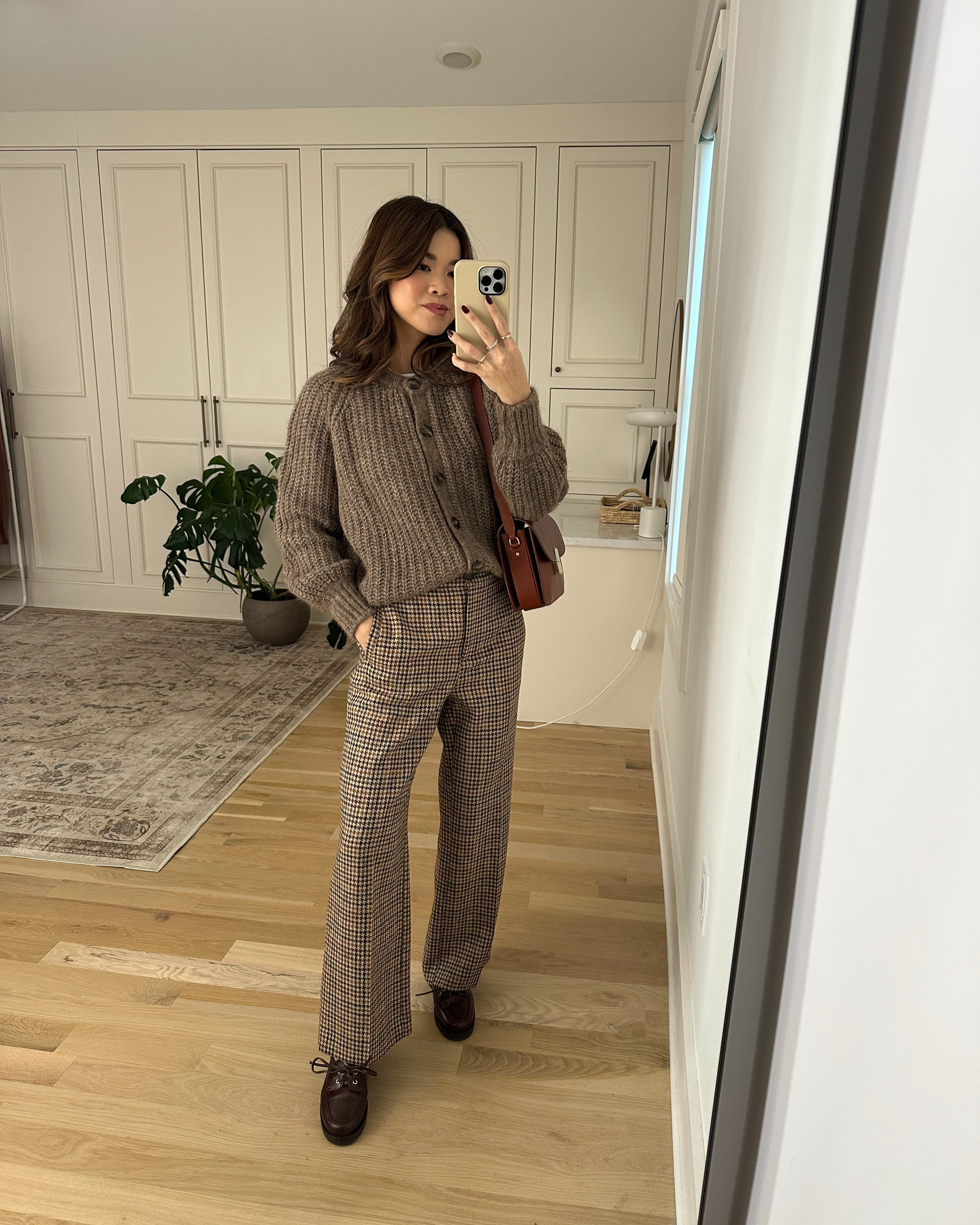 Sizing info: sweater size XS, Pants size 2!  petite fashion, get dressed with me, outfit inspiration, ootd, nashville outfit, Nashville influencer, petite style, vacation style, casual outfits, mom style, petite pants, winter dress, winter outfit, winter pants, winter outfit inpso, winter outfit idea, winter top, winter style, winter sweater, cozy sweater, cold weather sweater, cold weather outfit, winter bag, winter purse, sezane pants, le crop, trouser, sezane 

 

#LTKHoliday #LTKSeasonal #LTKPetite