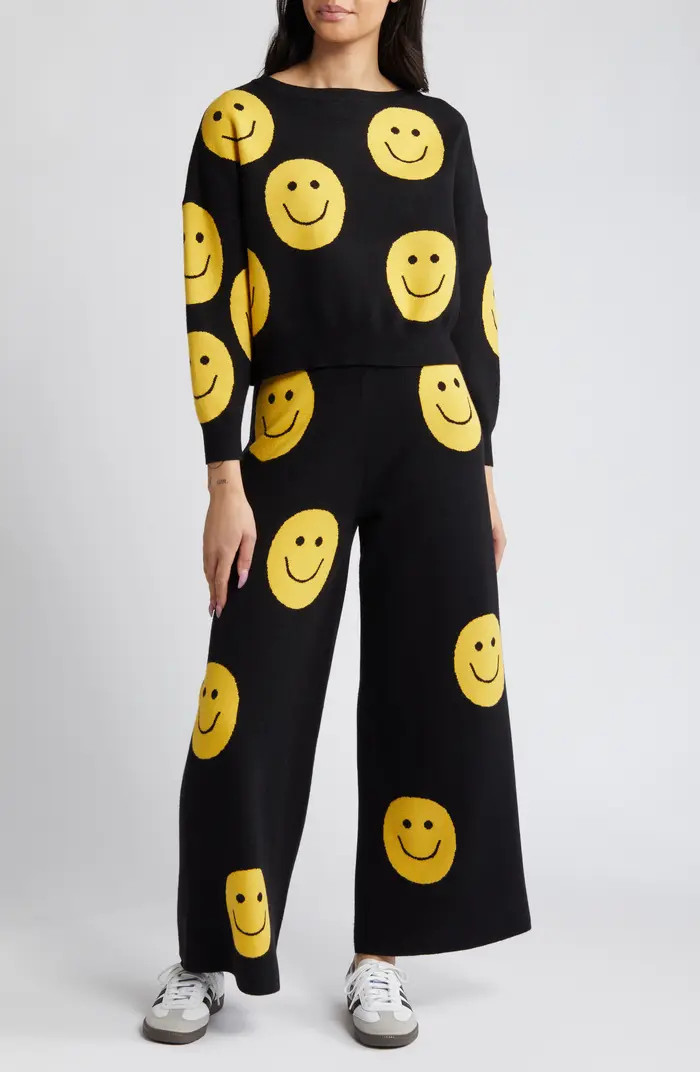 Dressed in Lala Smiley Sweater & Pants Set | Nordstrom | Nordstrom