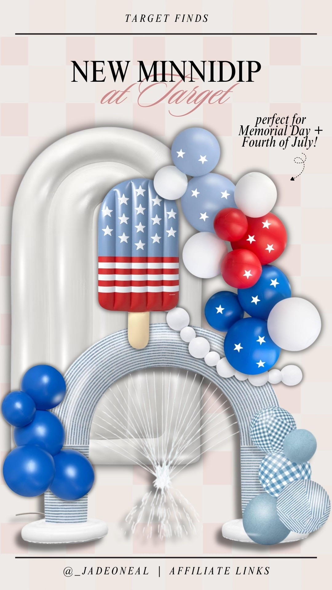 Minnidip @ Target for Memorial Day!! So fun for parties and hosting 🇺🇸 

Seasonal decor decorations red white and blue target inflatables

#LTKmomlife #LTKSeasonal #LTKHome