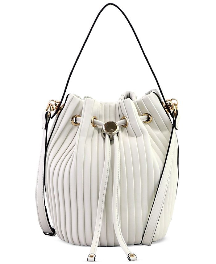 Alfani Phoebie Pleated Bucket Bag, Created for Macy's & Reviews - Handbags & Accessories - Macy's | Macys (US)