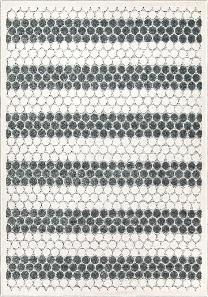 Simply Southern Cottage Dorcheat Area Rug, 5' x 7', Beige | Amazon (US)