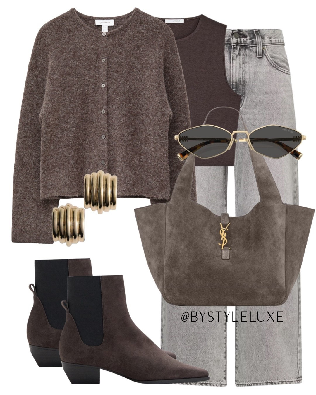 AUTUMN BOOTS - suede ankle boots styled with a cardigan and jeans for Autumn everyday 

#jeans #boots #autumnoutfit

#LTKbag #LTKshoes #LTKautumn