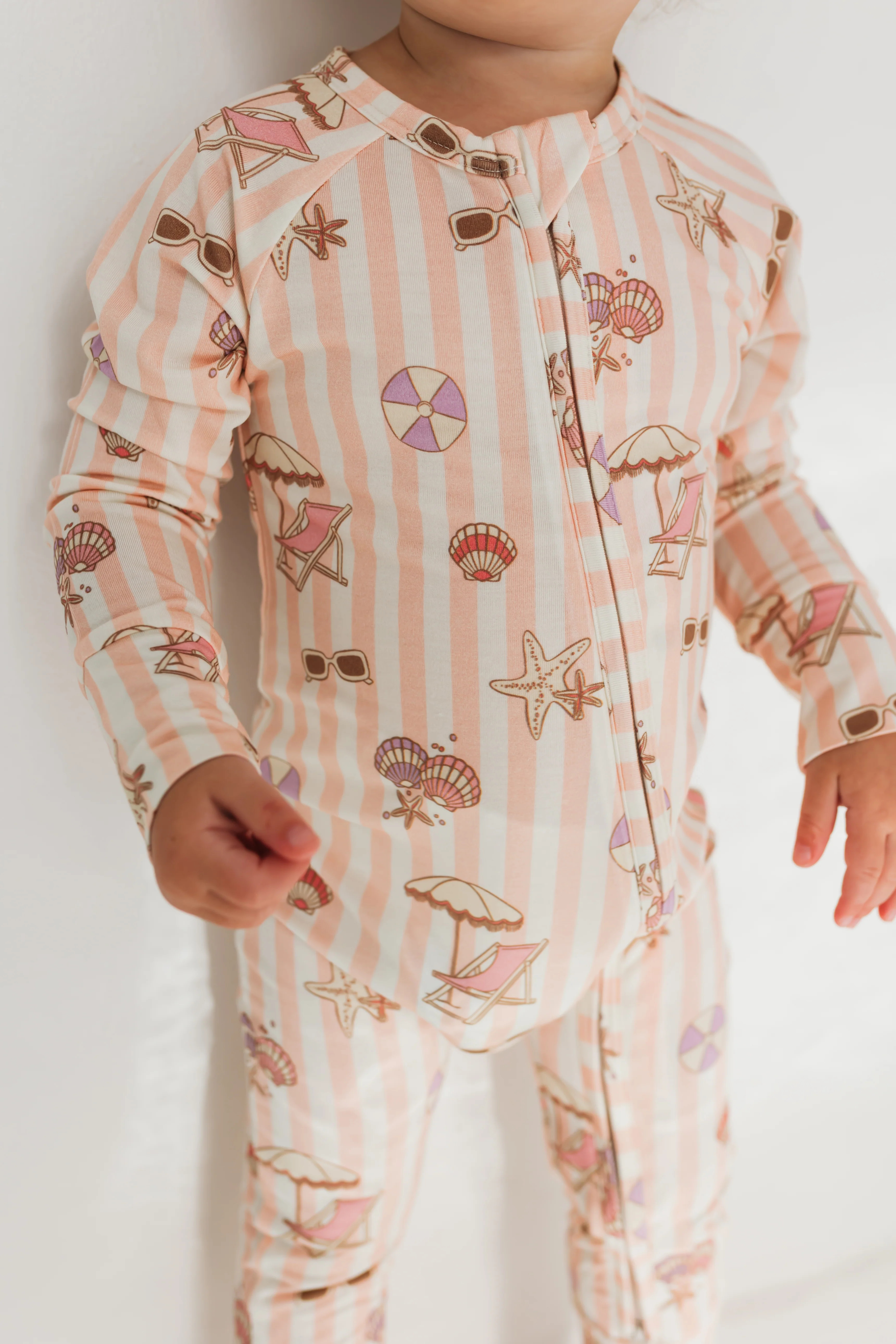Beach Day Zipper Romper | In My Jammers