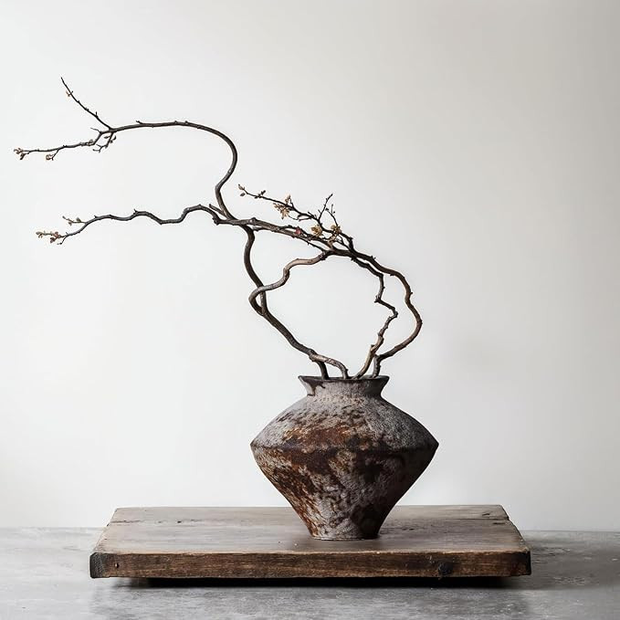 Wabi Sabi Rusty Vintage Vase, 6.1" Tall Wabi Sabi Decor Rustic Farmhouse Pottery Vase for Centerp... | Amazon (US)