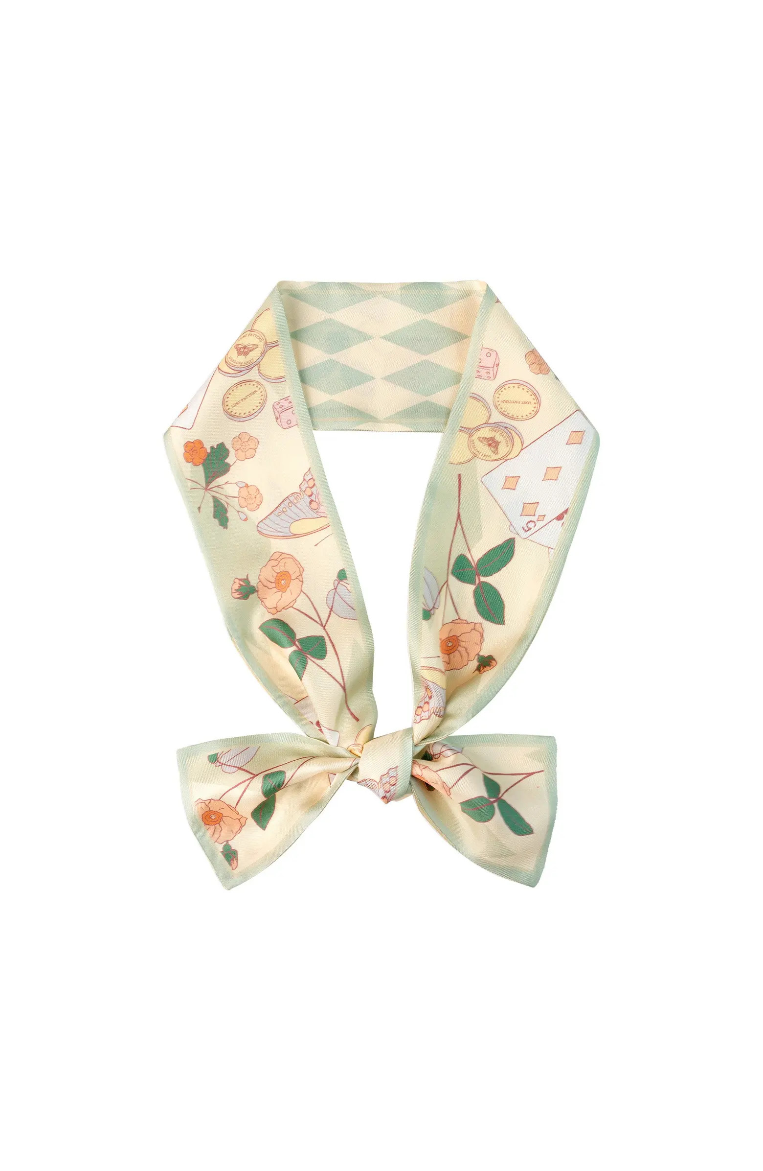 "Wonderland" Silk Twill Neck Bow | Nordstrom