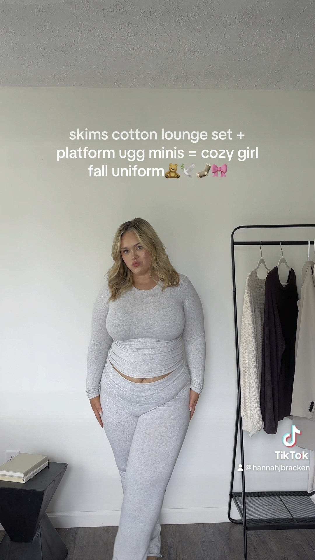 cozy girl fall uniform ✨ wearing in XL in pants & L in top. Truly the BEST lounge set🥹 


Skims, skims cotton lounge, skims outfit, loungewear, plus size outfits, plus size fall outfit, cozy outfit, casual outfit, plus size fashion, mid size fashion 

#LTKSeasonal #LTKmidsize #LTKplussize