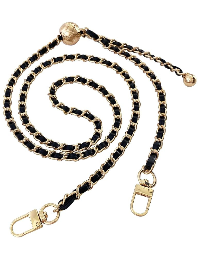 Purse Chain Strap for Handbags Crossbody Straps for Bag Replacement Leather Chain Belt | Amazon (US)