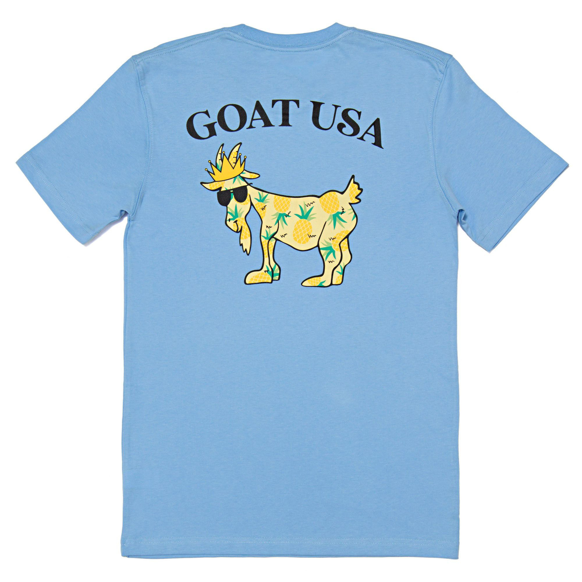 GOAT USA Youth Pineapple T-Shirt, XL, Carolina Blue | DICK'S Sporting Goods