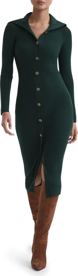Maria Long Sleeve Rib Maxi Dress | Nordstrom