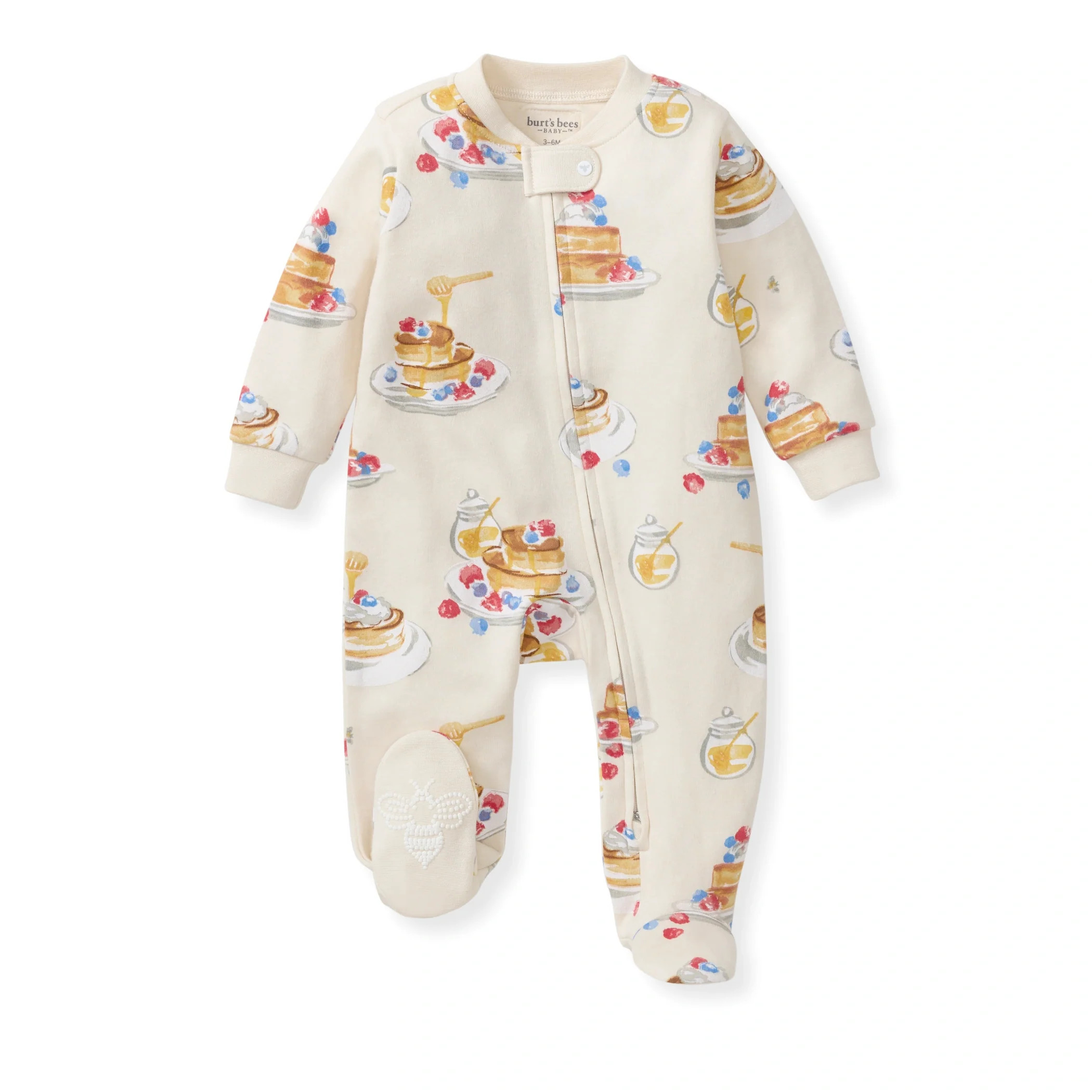 Fluffy Pancakes Organic Cotton Sleep & Play | Burts Bees Baby