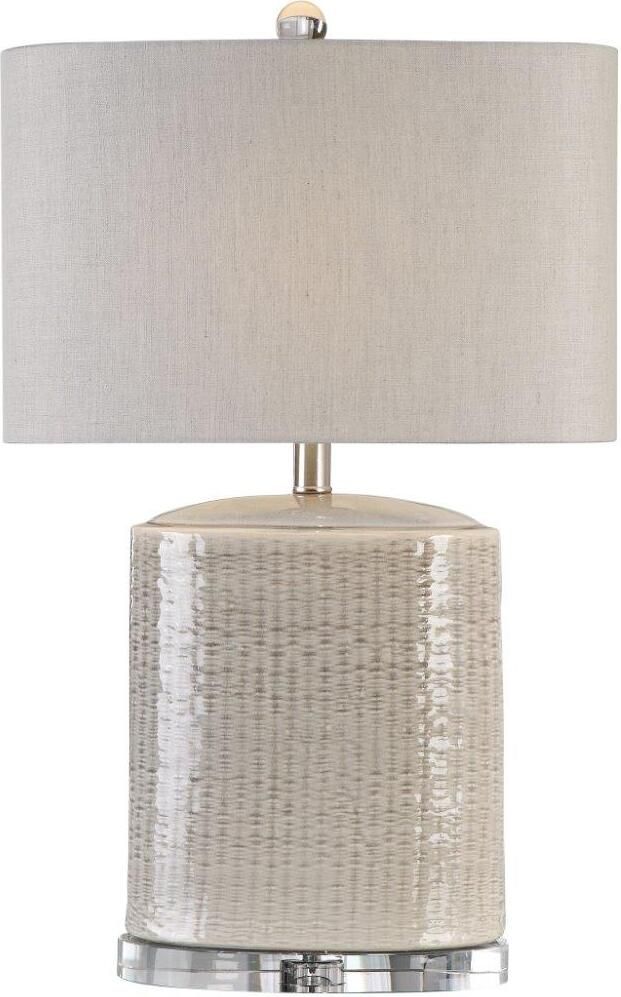 Uttermost Modica Taupe Ceramic Lamp | 1stopbedrooms