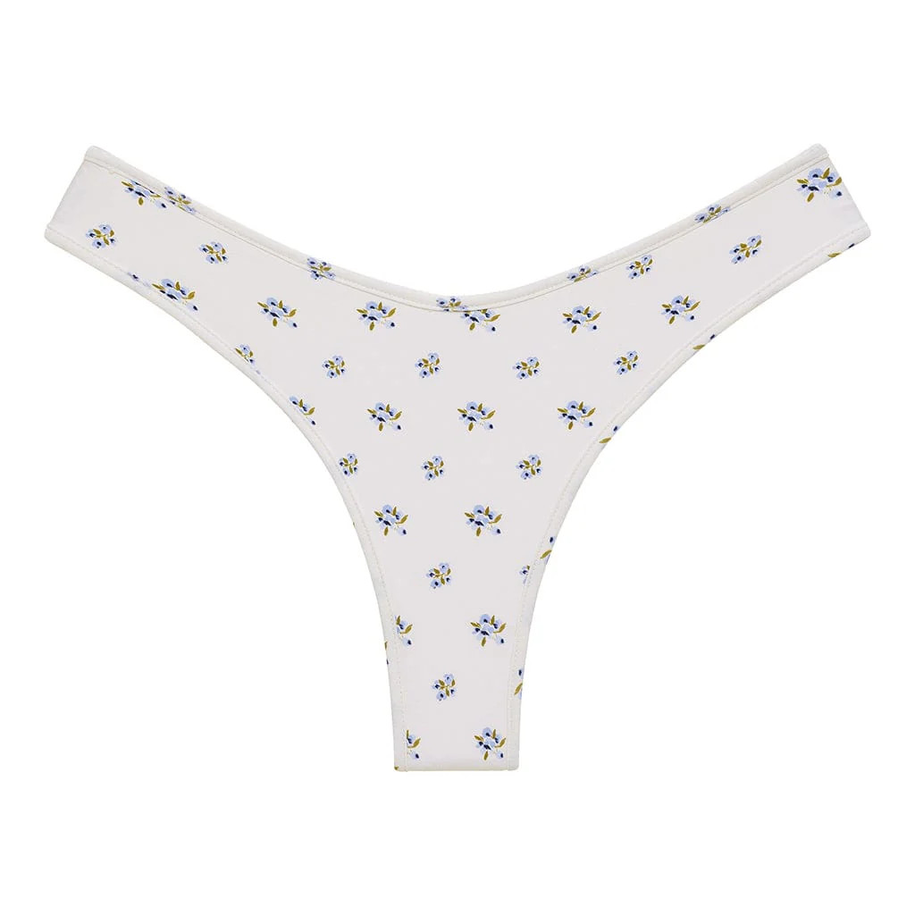 Heidi Floral Added Coverage Lulu Bikini Bottom | Montce