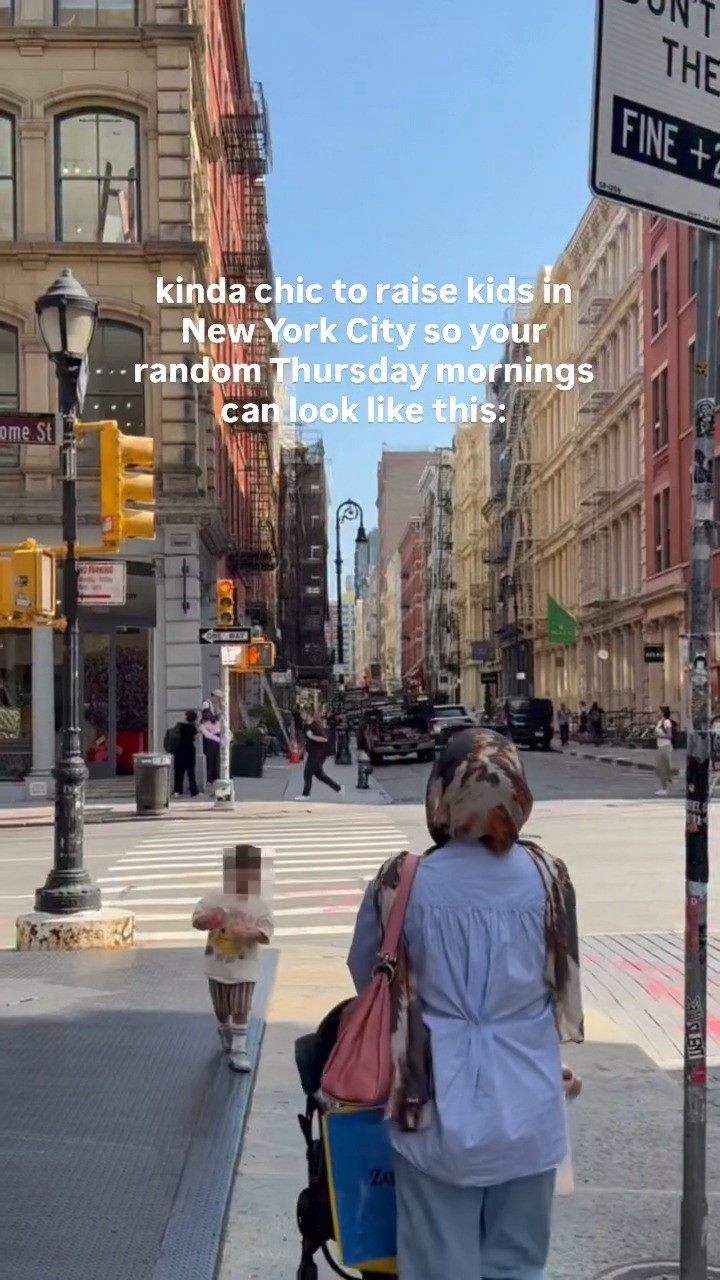 Kinda chic raising kids in NYC 🥹🤍 just a random Thursday morning in the city.

#NYCWithKids #NYCMom #MomLife #NYCLife #CityMom #ToddlerLife #NewYorkCity #MomentsLikeThese #EverydayMoments #LTKFamily #LTKKids 

 #LTKdayinmylife #LTKBaby #LTKKids