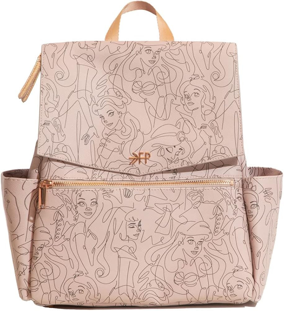 Freshly Picked Convertible Mini Classic Diaper Bag Backpack, Princess Party | Amazon (US)