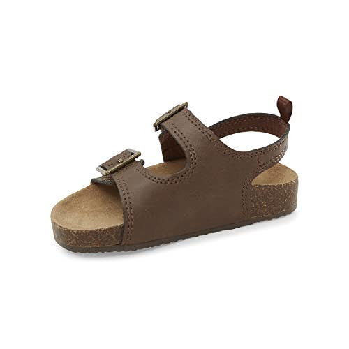OshKosh B'Gosh Boy's Bruno Sandal, Chocolate, 11 Little Kid | Amazon (US)